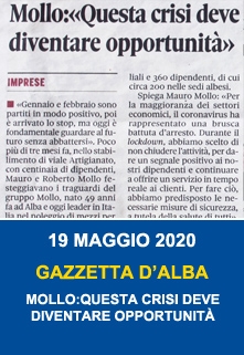 Gazzetta d'Alba martedi 19 maggio 2020