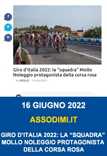 Copertina Giro Italia 2022 La Squadra Mollo Noleggio Protagonista Della Corsa Rosa