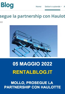 Copertina Mollo Prosegue La Partnership Con Haulotte