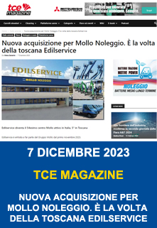 Nuova acquisizione per Mollo Noleggio: è la volta della Toscana Edilservice