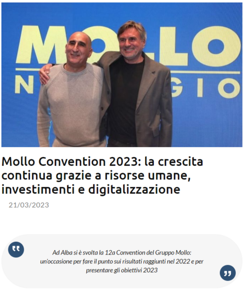 Mollo Convention 2023 Assodimi